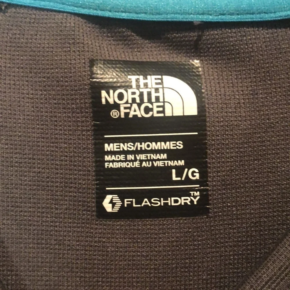 The North Face men's long sleeve flash dry crosswinds top-Size Large